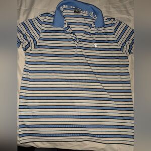 Izod Golf Men's XL Striped Performance Short Sleeve Polo Shirt